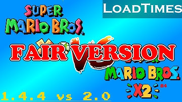 SMBX 1.4.4 VS SMBX2 B4 | LoadTimes  | Fair Version