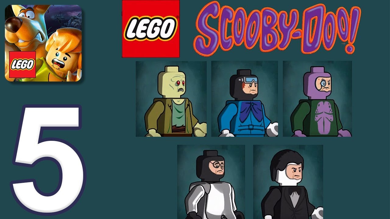 LEGO Scooby Doo Escape from Haunted Isle - Gameplay Walkthrough Part 5 - All Bosses (iOS, Android)