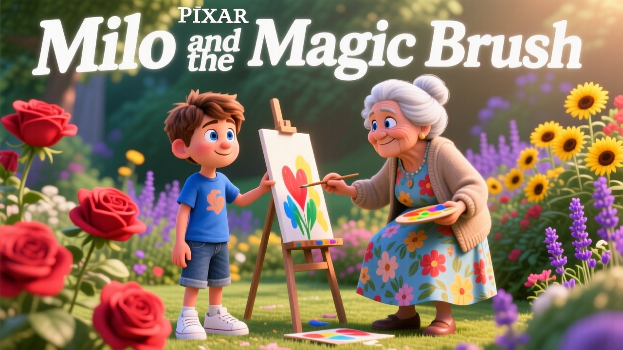 Milo's Magic Paintbrush Came to LIFE! 😱✨ | Bedtime Stories for Kids