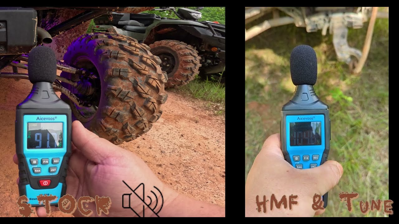 Honda Pioneer Stock Vs HMF Exhaust and Florida Cracker Tune