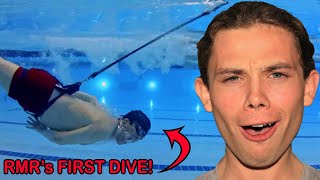Australian Reacts To Rick Swims with Olympic Swimmers