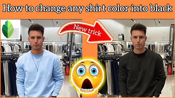 how to change clothes color in mobile | how to change shirt color in snapseed