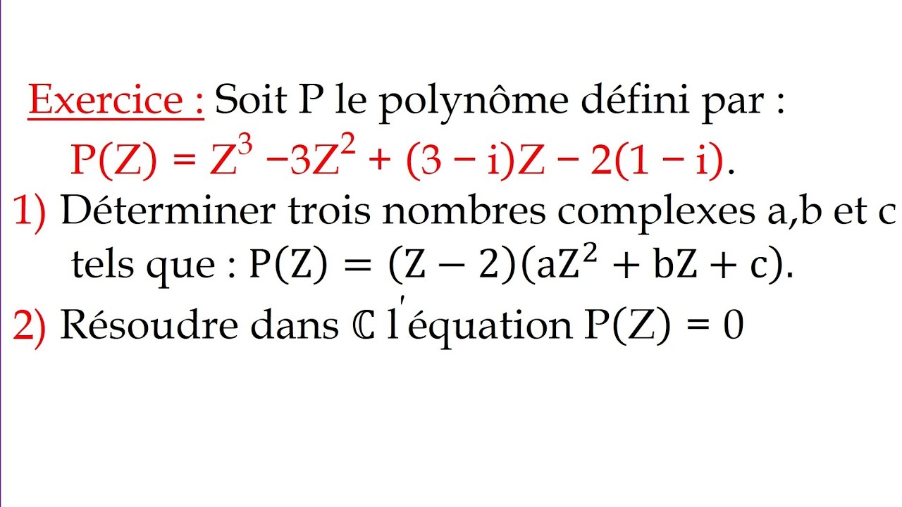 Nombres Complexes : Résolution d’équations expliquée pas à pas | Terminale 