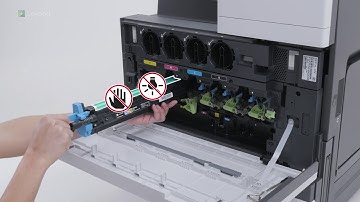Lexmark XC9235 - Replacing A Photoconductor unit