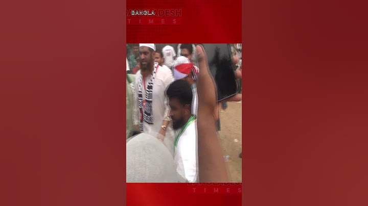 মার্চ ফর গাজা কর্মসূচিতে যেভাবে আসলেন মামুনুল হক