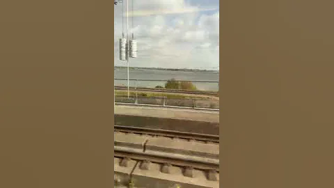 Thalys over the Moerdijk Bridge