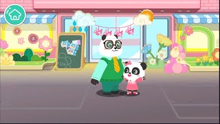 GAME BABY BUS SUPERMARKET BERBELANJA BERSAMA MIU MIU DAN AYAHNYA #babypanda