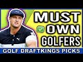 Rocket Mortgage Classic DraftKings DFS MUST OWN Picks | DFS Golf Betting Picks