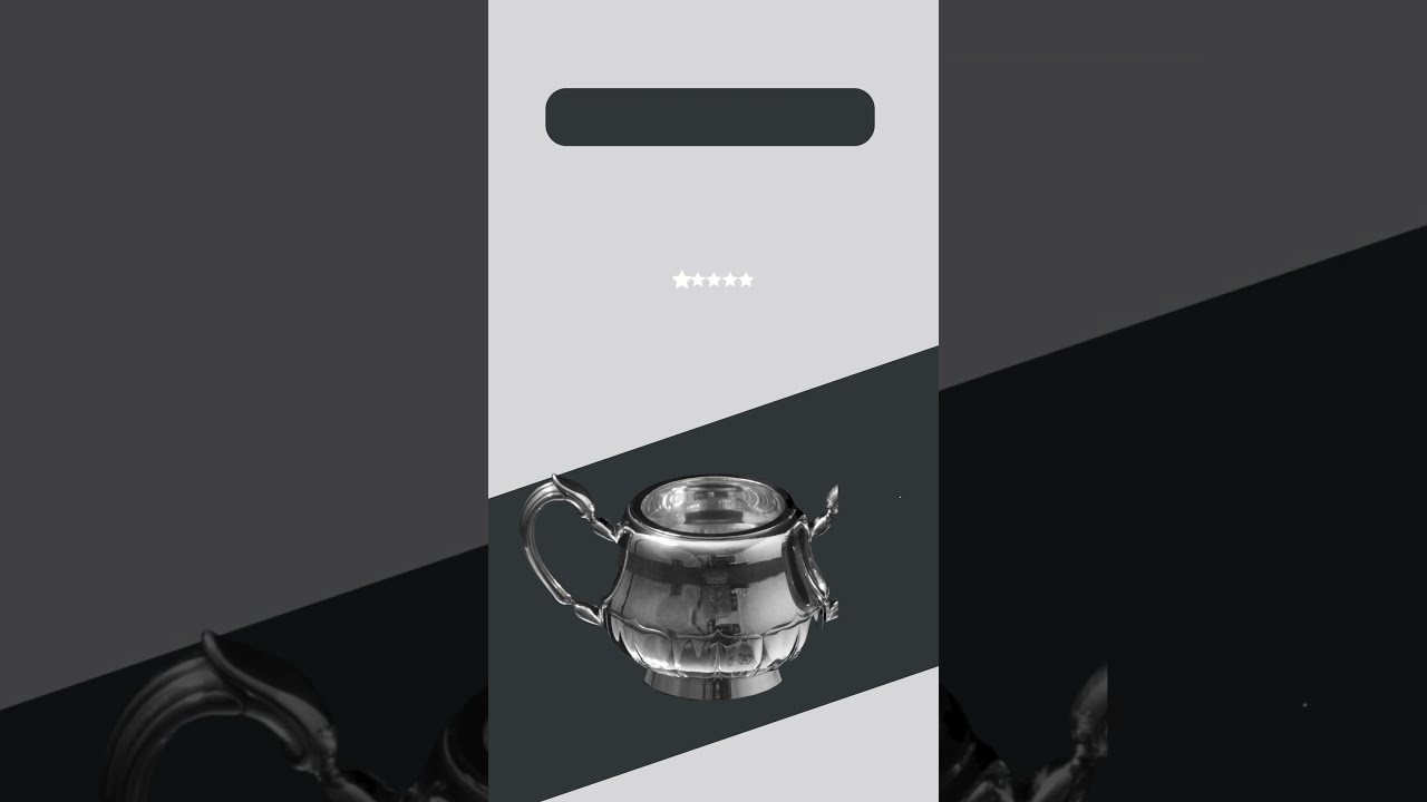 Christofle - 5pc. Silver Plated Louis XV Tea Set - Noble Crown, Like New !