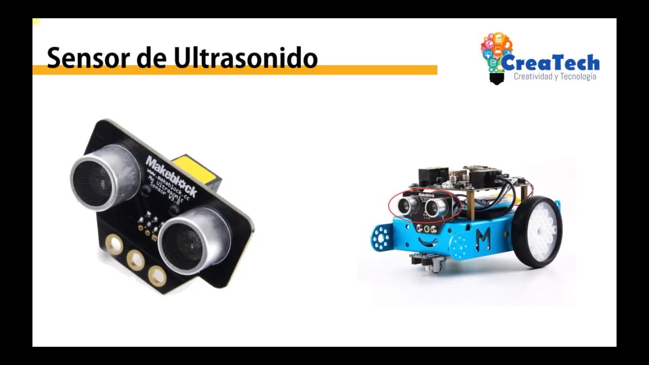 Introducci n al sensor de ultrasonido de mbot youtube