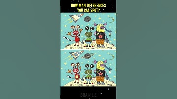 Only 1% Can Spot All the Differences 😵‍💫 #shorts #challenge #viral