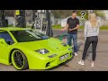 Asking For Gas Money In Fake Lamborghini