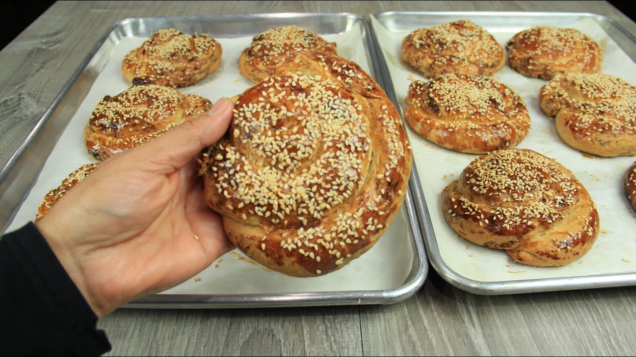 BU  TAHİNLİ ÇÖREGİ  HER GÜN YAPMAK İSTEYECEKSINIZ ✅SWEET TAHINI BUNS💯MUTFAK DILI