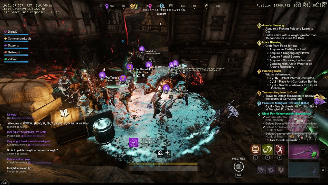 New World When your faction calls to raid elite chests in Shattered