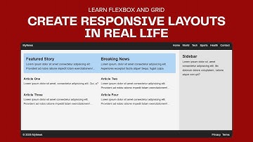 Build a Responsive News/Blog Layout with Grid & Flexbox