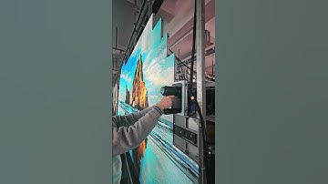 What do you think of this irregular LED screen? #ledvideowall #leddisplay #ledmodule #eagerled