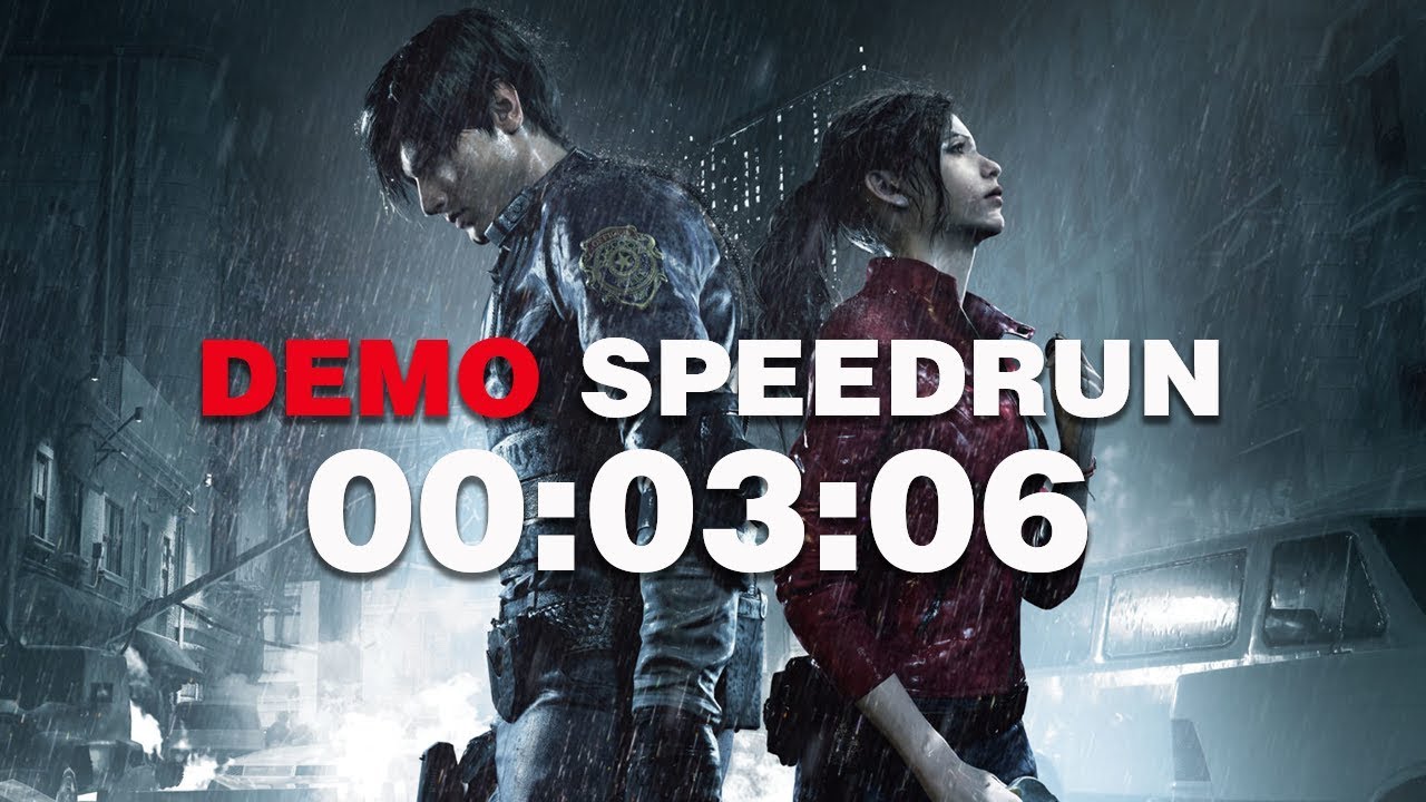 Re2 Speed Run Resident Evil 2 Remake Demo Speedrun in 00:03:06 - YouTube