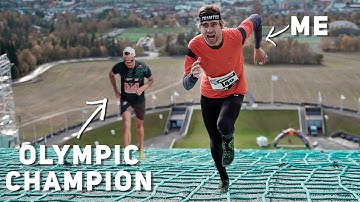 Running The Steepest 400m Race on Earth against an OLYMPIC CHAMPION!