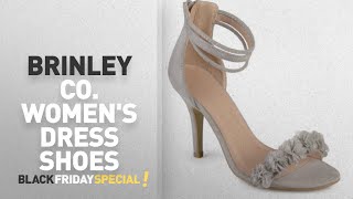 Walmart Top Black Friday Brinley Co. Women's Dress Shoes: Brinley Co. Womens Faux Suede Flower Ankle