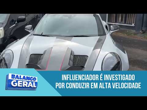 Influencer under investigation for speeding with daughter on his lap