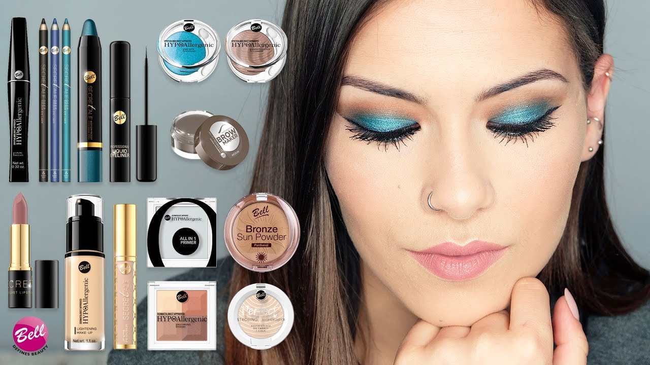 MAQUILLAJE EN AZUL Look completo desde cero