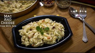 Quick And Easy Mac And Cheese Recipe | No Bake Macaroni And Cheese Pasta |  Homemade Mac And Cheese