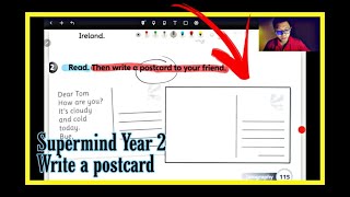 Supermind Year 2 | Unit 9 At the beach | Write a postcard (page 115)