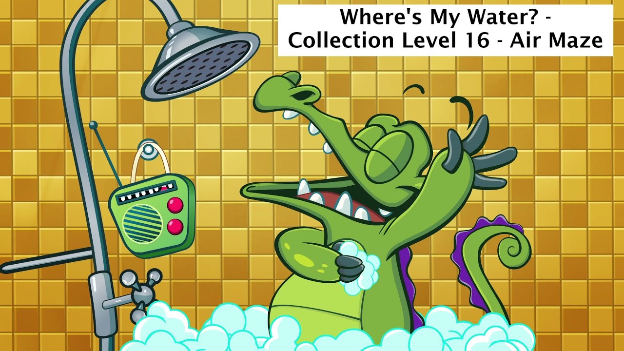 Where's My Water? - Swampy's Collection Level 16 - Air Maze