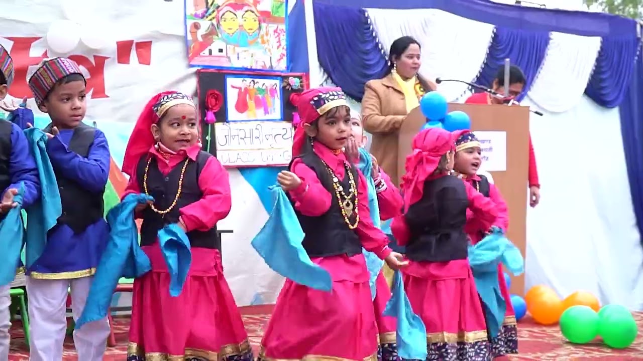 little tiny tots ,gadwali dance