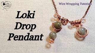 Loki Inspired Pendant | EASY Wire Wrapping with Jem Hawkes