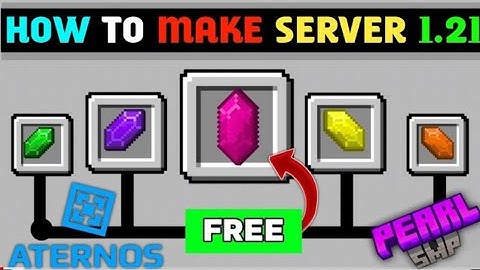 How To Make Pearl Smp In Aternos 🔥 | Java + Pe | Make Gem Steal Smp In Free 1.21+ | Public  Gemsteel