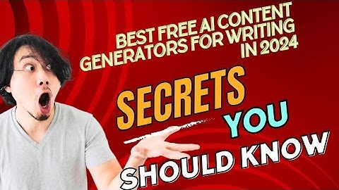 The 7 Best Free AI Tools 2024 I Use Every Day | AI tools