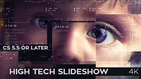 High Tech Slideshow (After Effects template)