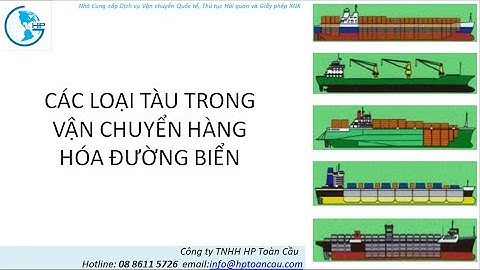 Các Loại Tàu Trong Vận Chuyển Hàng Hóa Đường Biển