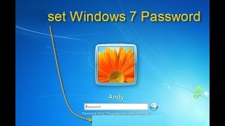 How to set Administrator Password on Windows 7