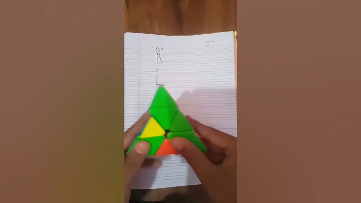 new trick to solve pyraminx cube #shorts #viral #trending #cuber #rubikscube