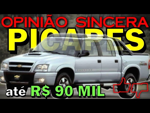 Mais de 50 opções de pickups (30.000 a 50.000 reais)