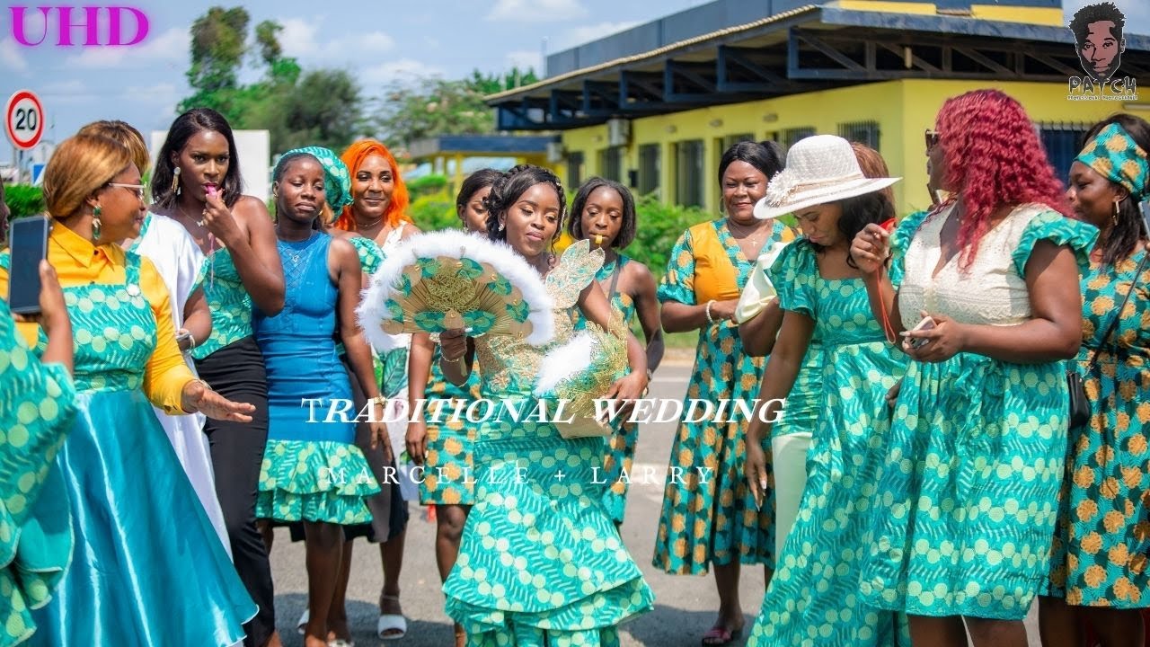 Mariage coutumier Gabonais entre MARCELLE + LARRY