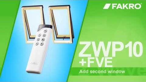 FAKRO remote control ZWP10 + FVE add second window