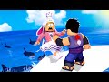 BOY VS GIRL! THE *ULTIMATE* BREAKFAST CHALLENGE! CRUISE STORY ROBLOX