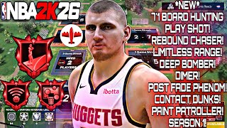 Download Lagu *NEW 7’1 BOARD HUNTING PLAYSHOT BUILD + BOMBER TAKEOVER IS GOING CRAZY IN THE REC \u0026 PARK NBA 2K26!!! MP3