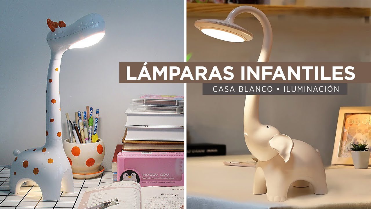 Iluminación & Decoración. Lámparas de escritorio infantiles. Prácticas y  divertidas para regalo. 