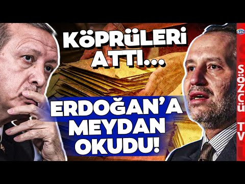 Seçime 1 Gün Kala Fatih Erbakan'dan Erdoğan'a Hodri Meydan! Erdoğan'a Böyle Meydan Okudu