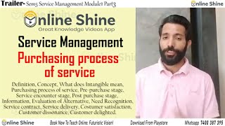 Online Shine | BMS|BBA | Sem5 T44 Mod1 - 3 | Service Marketing | Crisp & Effective screenshot 4