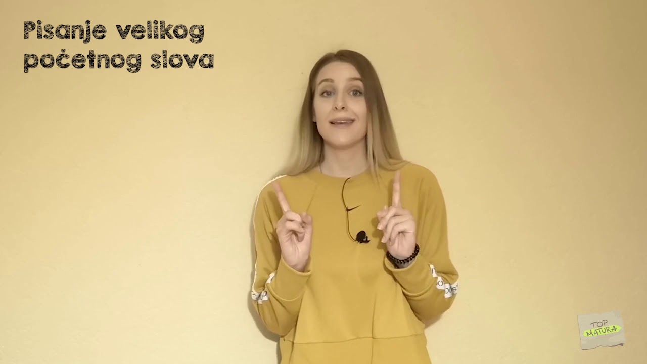 Veliko početno slovo / Državna matura