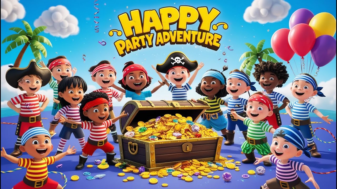 "Pirate Party Adventure" is a swashbuckling kids' song that invites young adventurers
