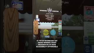 St. Peter businesses say award winning grant program helps make accessibility affordable