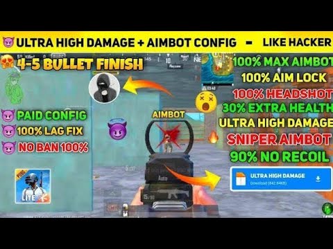 PUBG LITE AIMBOT CONFIG 🔥| PUBG LITE SUPER AIMLOCK COFNIG | PUBG LITE NO RECOIL CONFIG 🔥