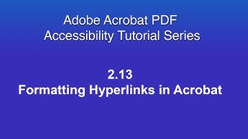 2 13 Formatting Hyperlinks in Acrobat