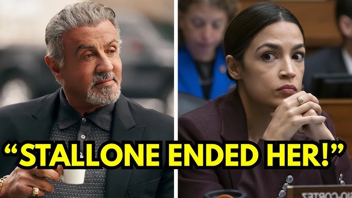AOC ATTACKS Sylvester Stallone on Live TV — Then He Destroys Her & Exposes  Her Betrayal of Veterans